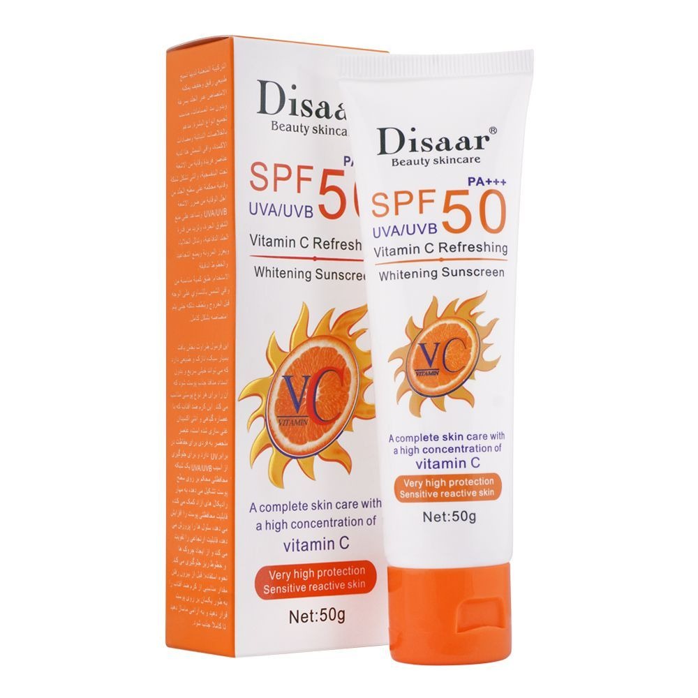 DISAAR SPF50 VITAMIN C Whitening Sunscreen