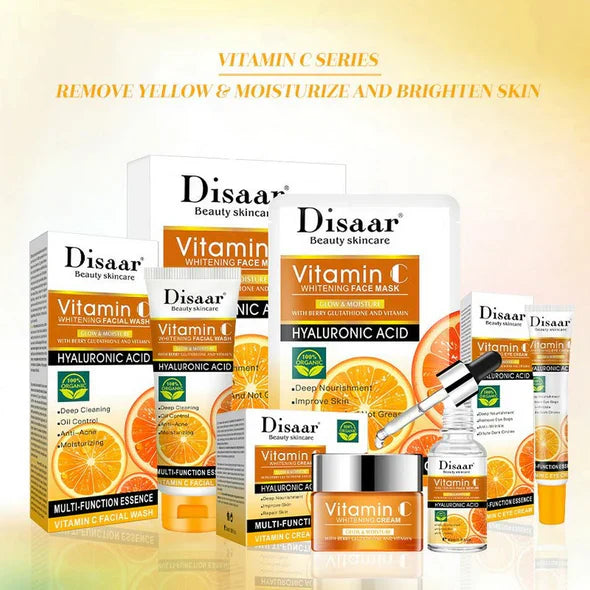 DISAAR (5 in 1) Vitamin C Whitening and Glowing Skincare Series