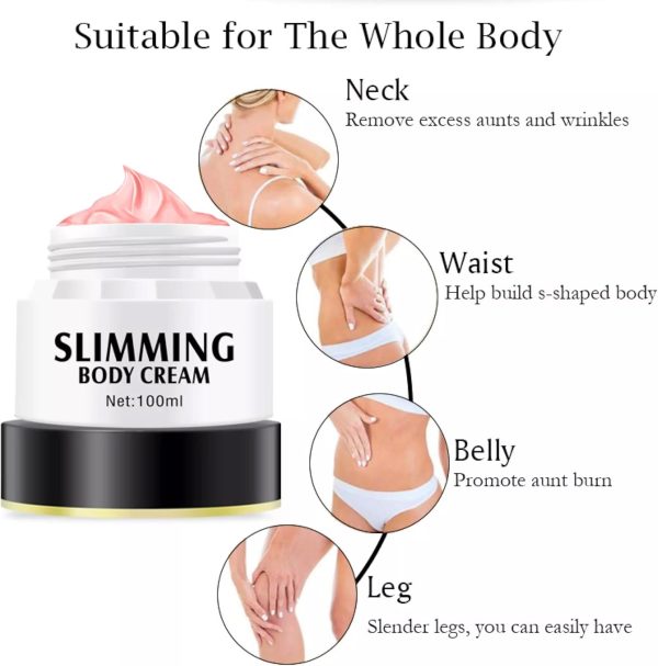 Aichun Beauty Slimming Body Cream Burning Fat Shrinking Firming Reducing Wrinkles Non-irritating | 3 Days Effective 100ml